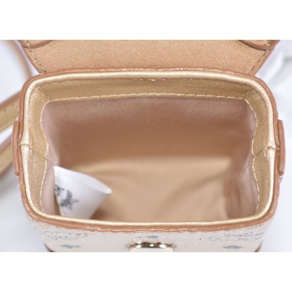 MCM Visetos Canvas Mini Crossbody Waist Charm Bag - Picture 10 of 12